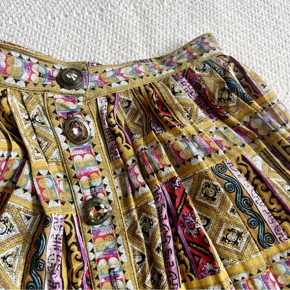 Vintage 90s Cropped Top and Aline Midi Skirt Matching Set - Picture 11 of 12